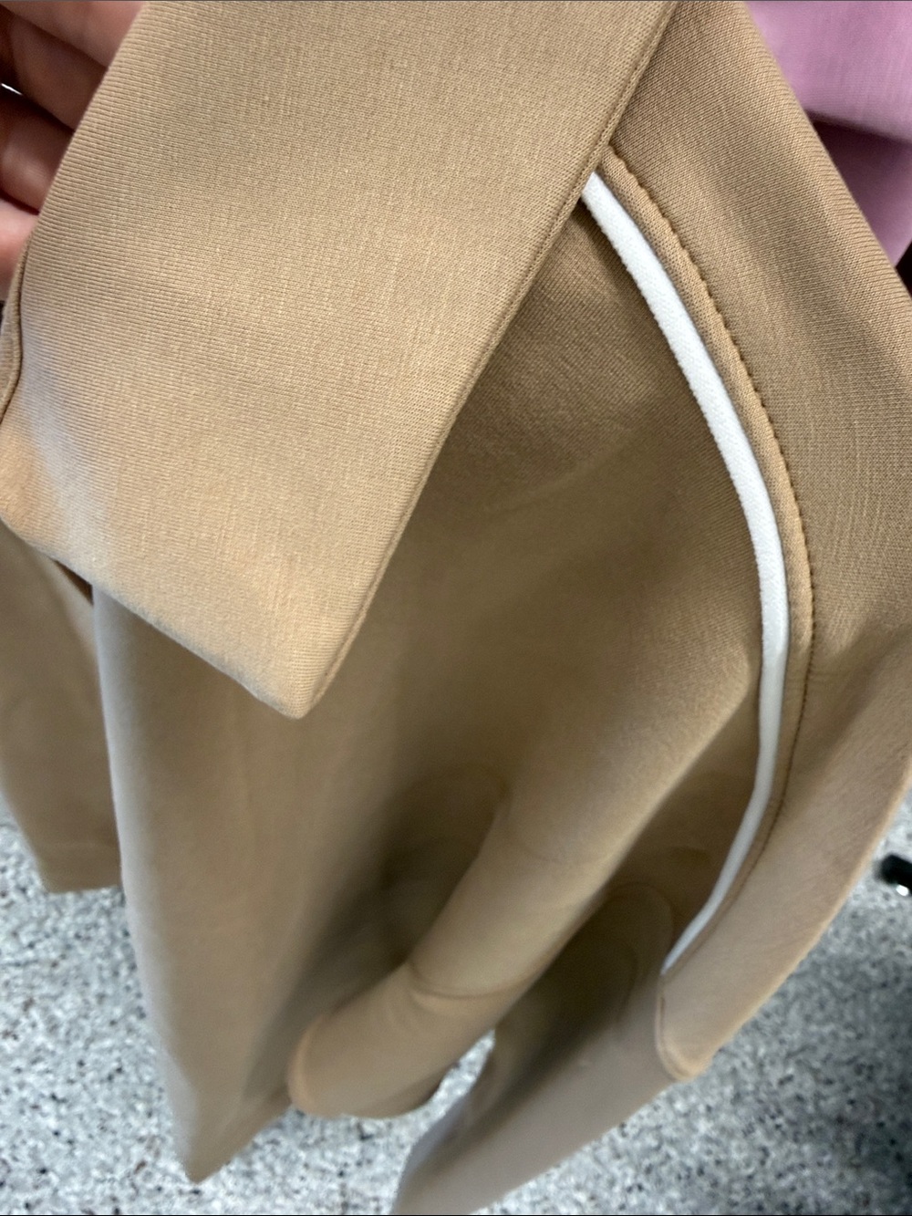 all in motion Tan Open V-Neck Pullover NWT - Picture 5 of 10